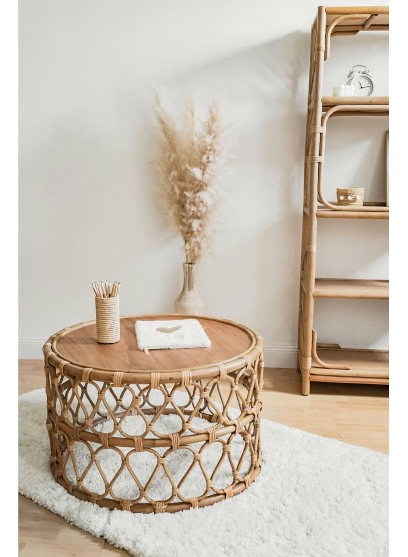 JUNE - Table basse rotin