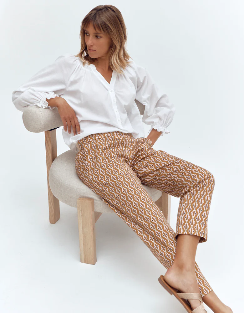 Pantalon imprimé PAPOUASIE/87130/590
