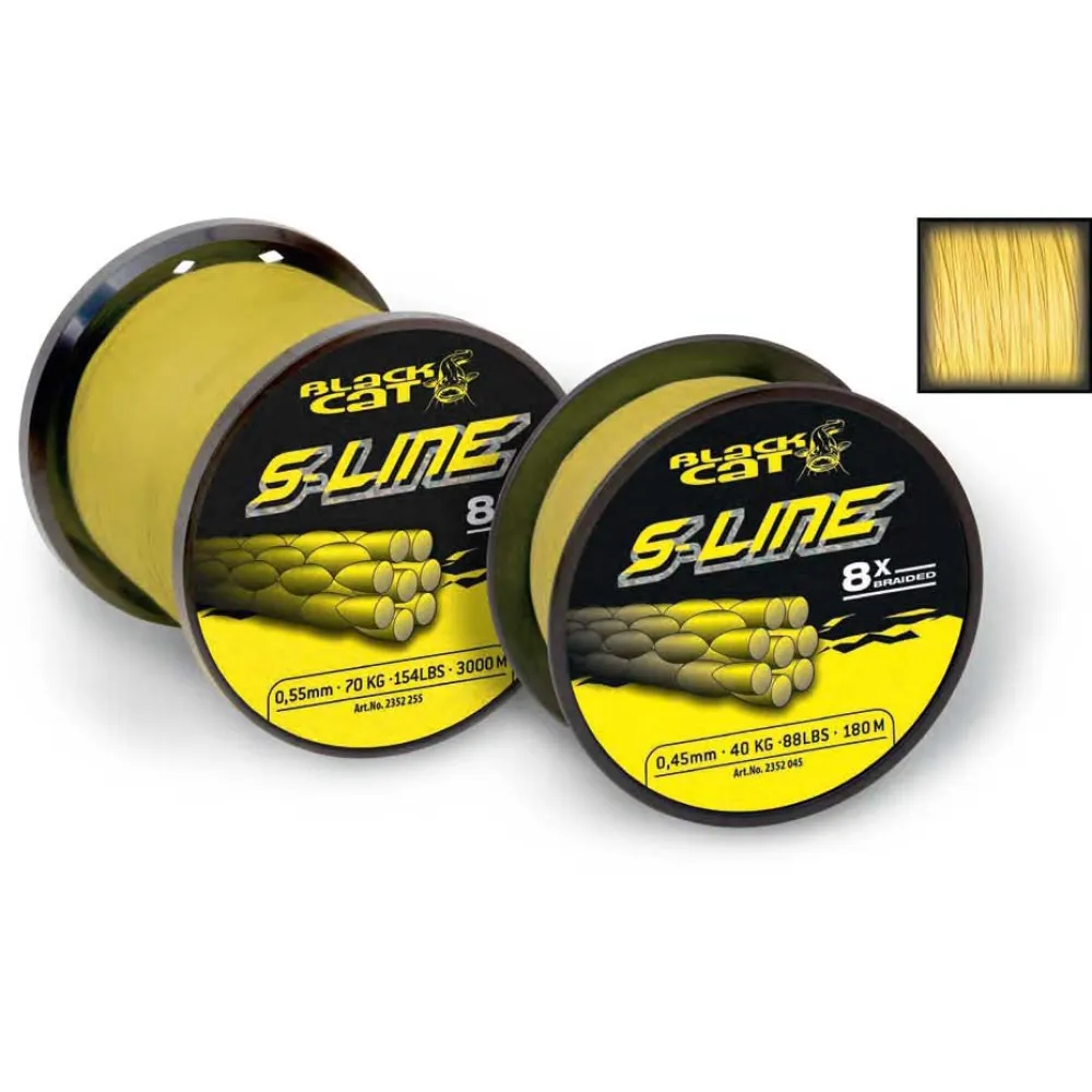 Black Cat S-Line braided line 400 m