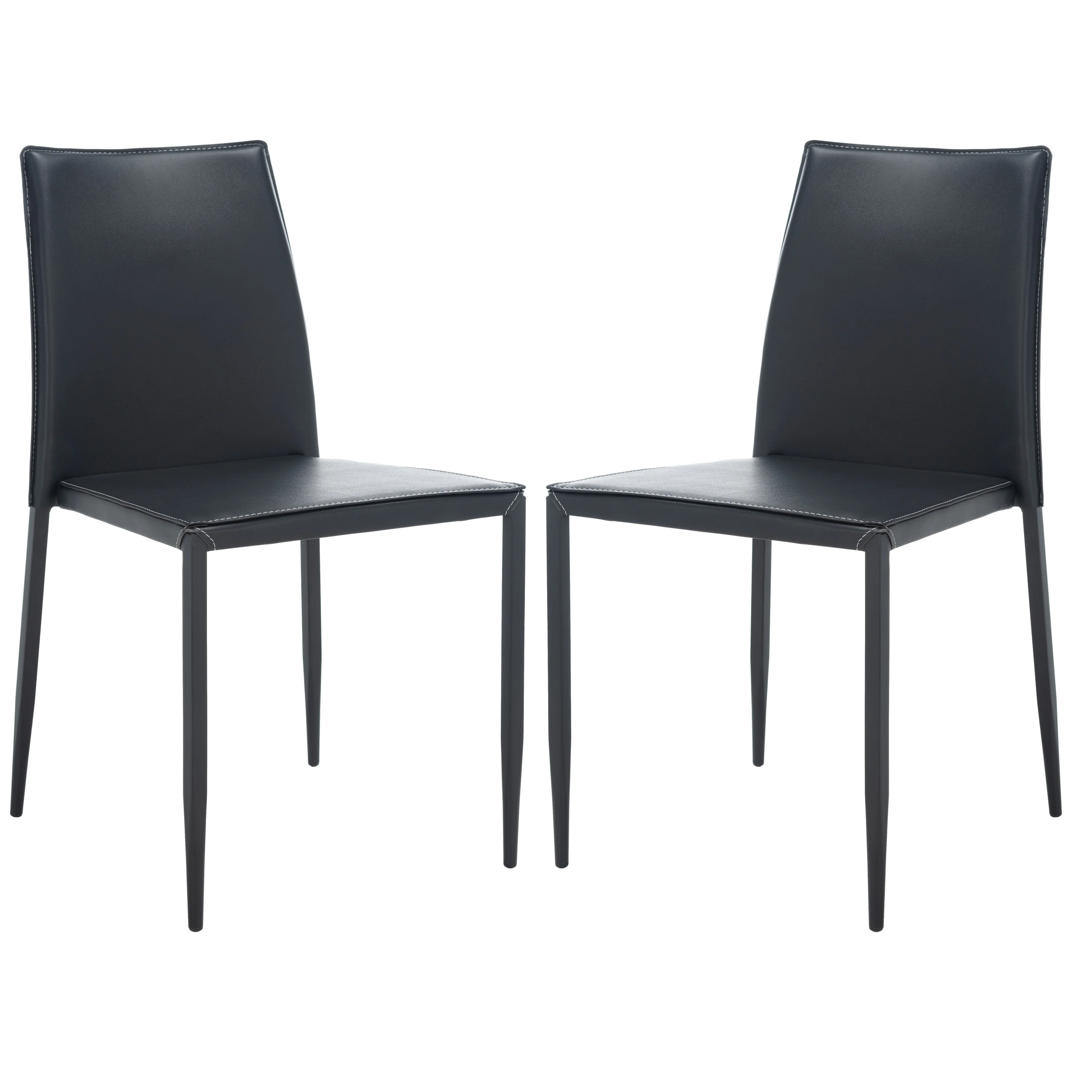 SAFAVIEH Roxana Dining Chair (Set of 2) - 21.7 W x 17.3 L x 32.7 H - 22Wx17Dx33H
