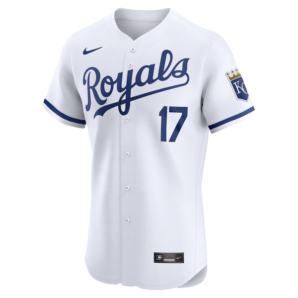 Nelson Velazquez Kansas City Royals Nike Home Elite Player Jersey - White