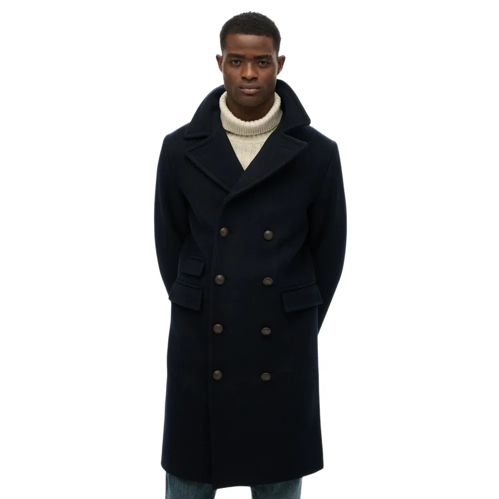 Superdry Merchant Wool Blend Long coat