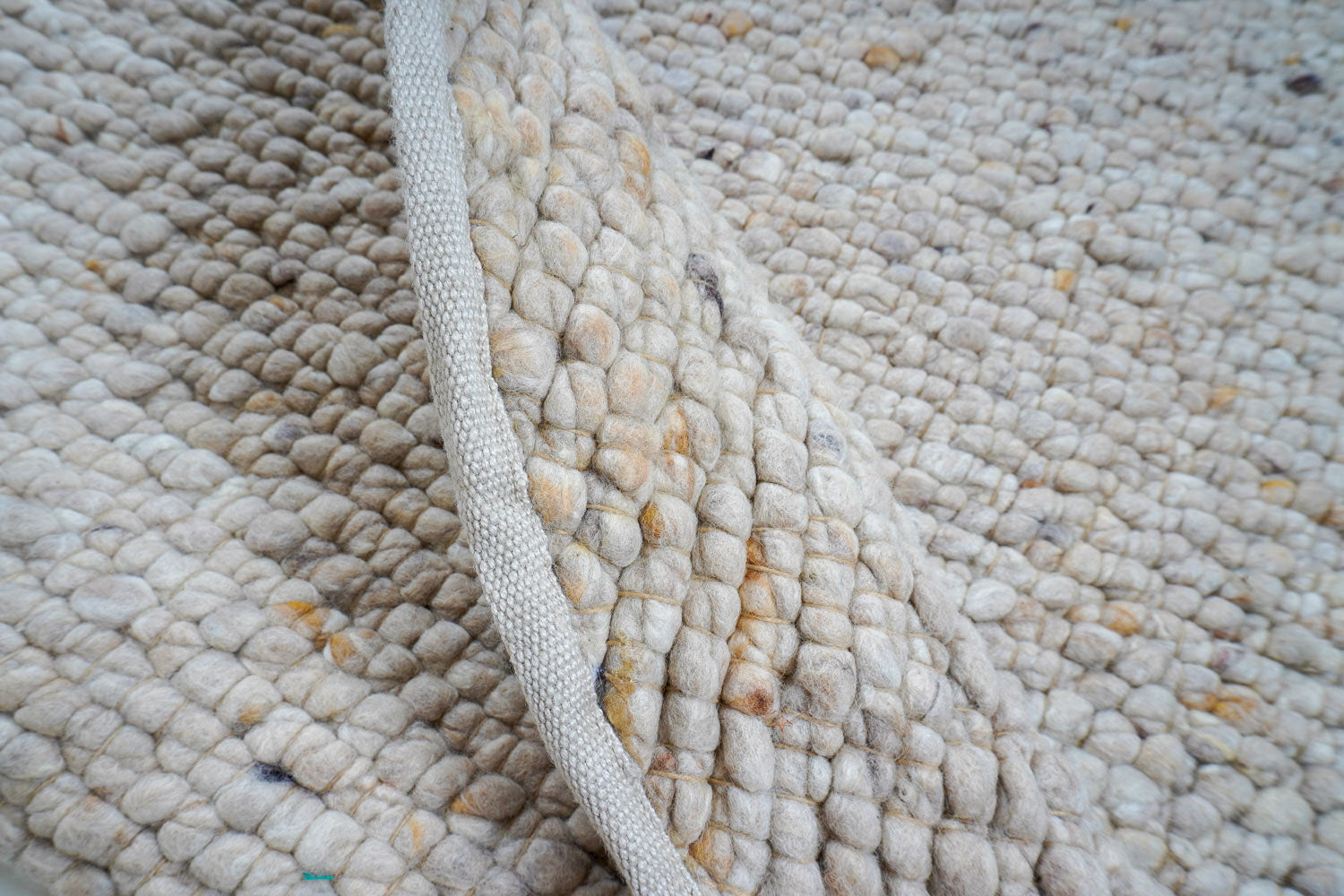 Veer Carpets - Vloerkleed Steve Beige Rond ø160 cm