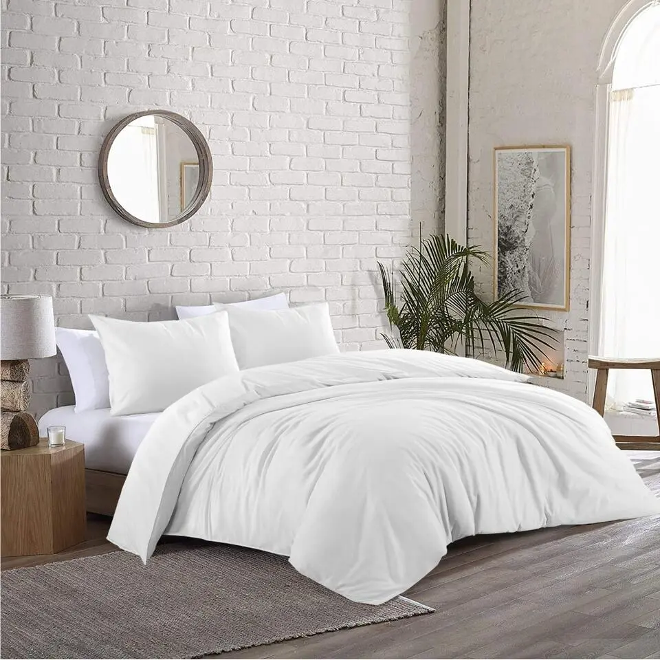 Day Dream Jeans Stitch - Dekbedovertrek - Eenpersoons - 140 x 200/220 - Wit