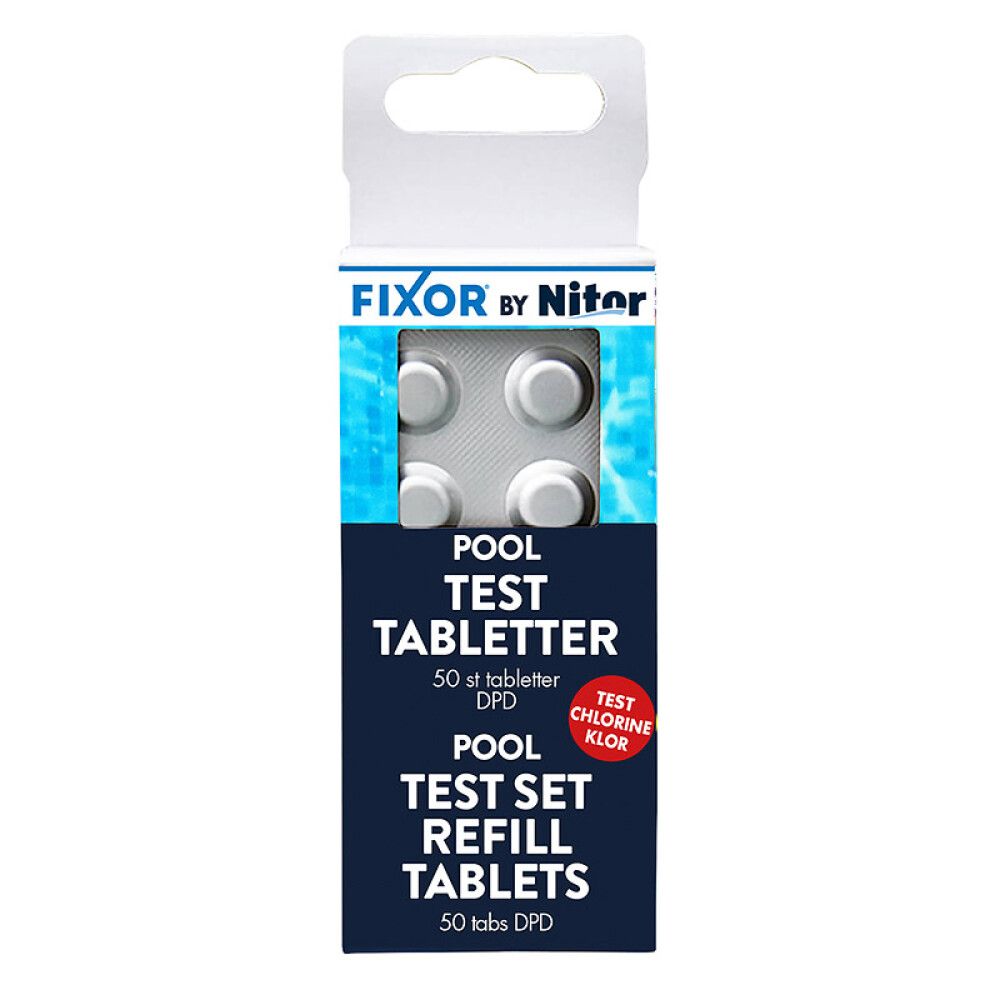 TESTTABLETTER NITOR KLOR FOR BASSENG 10STK