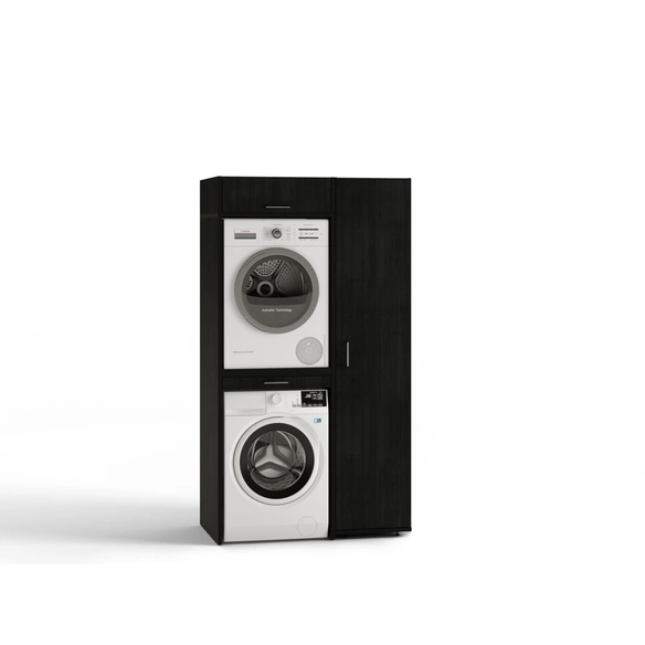 Waschmaschinenschrank, BxHxT: 112 x 207 x 65,4 cm