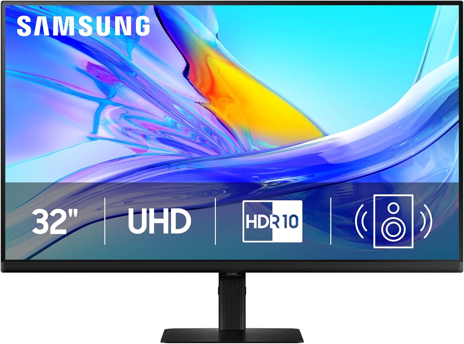 Samsung 32” ViewFinity S8 (S80UD) 4K UHD IPS HDR10 High Resolution Monitor  USB-C  Built-in Speakers  Ergonomic Stand  Built-in KVM Switch  Intelligent Eye Care  LS32D808UBNXGO  2025