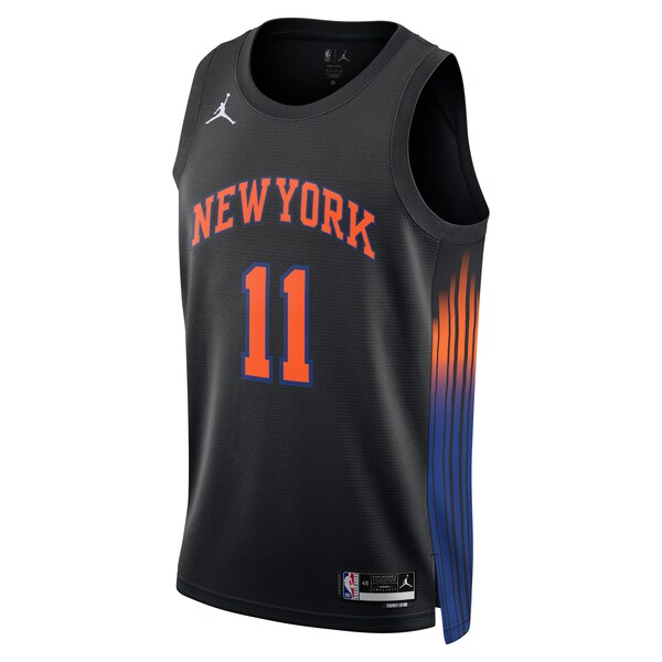 Jalen Brunson New York Knicks Jordan Brand Unisex  Swingman Jersey - Statement Edition - Black