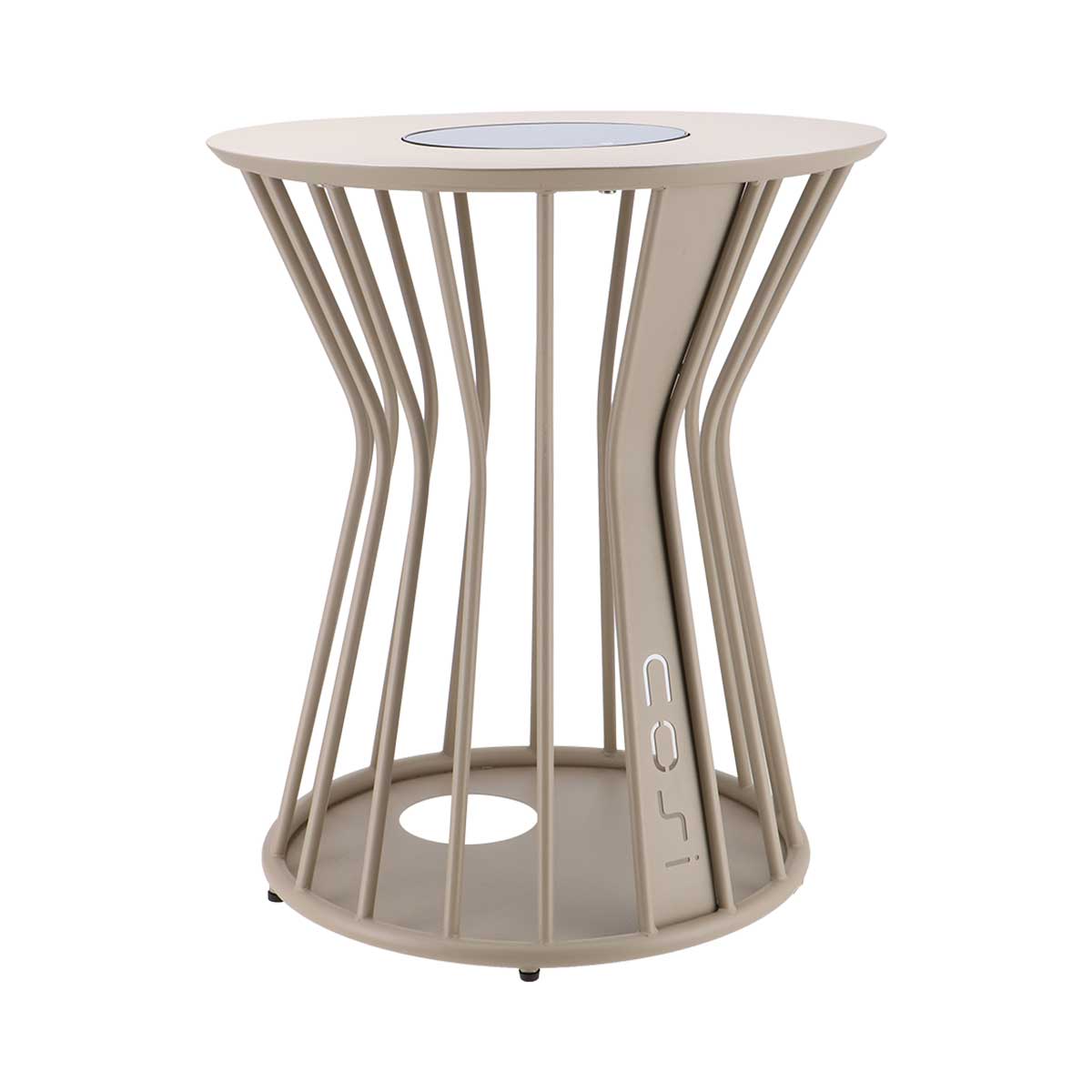 Cosilumia loungetafel met verlichting Ø 52 x 60 cm - sandy beige