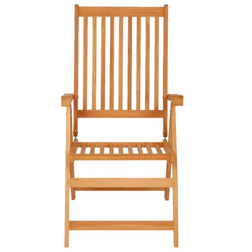 NNEVL Reclining Garden Chairs 8 pcs Solid Teak Wood