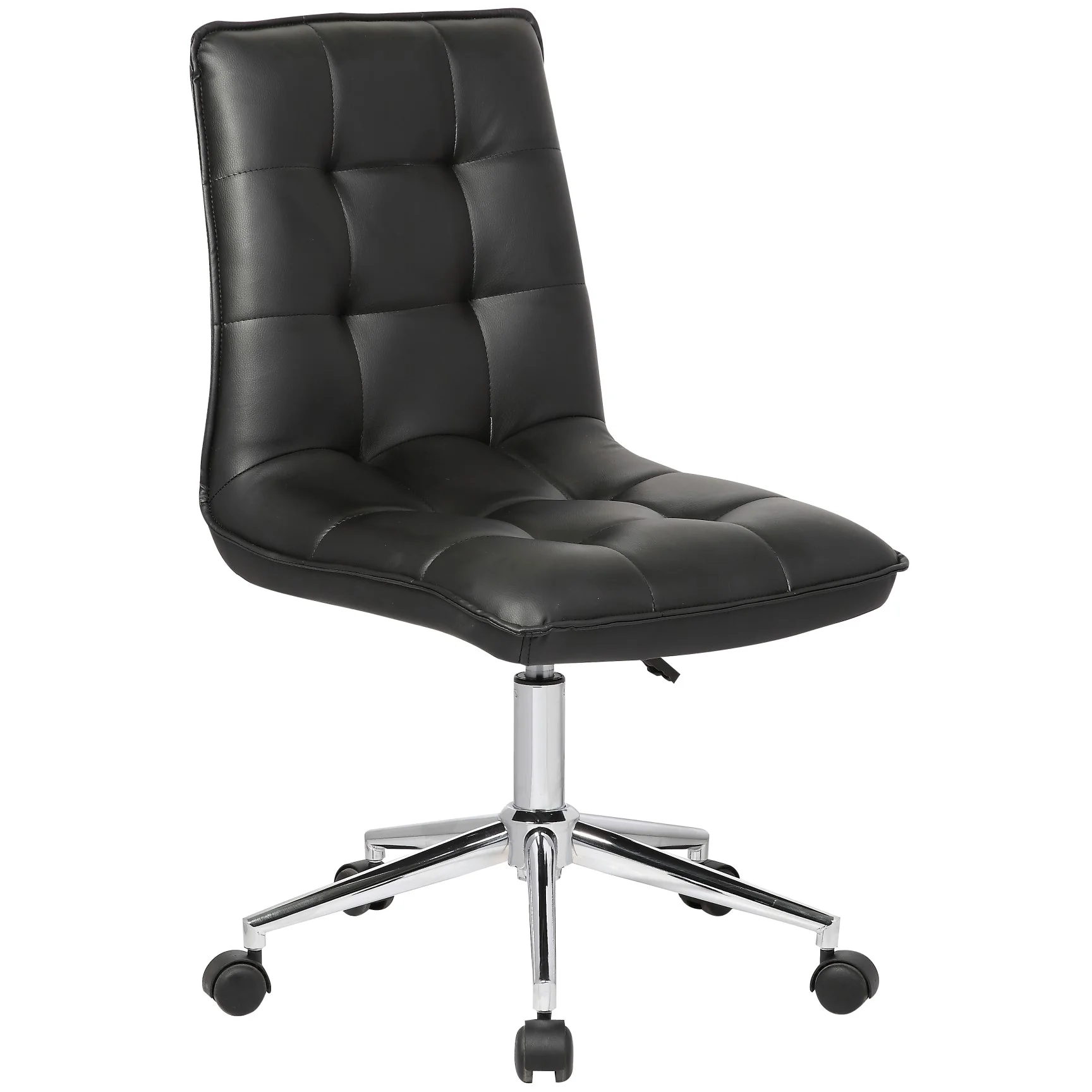 Porthos Home Leona Adjustable Steel and Faux Leather Office Chair