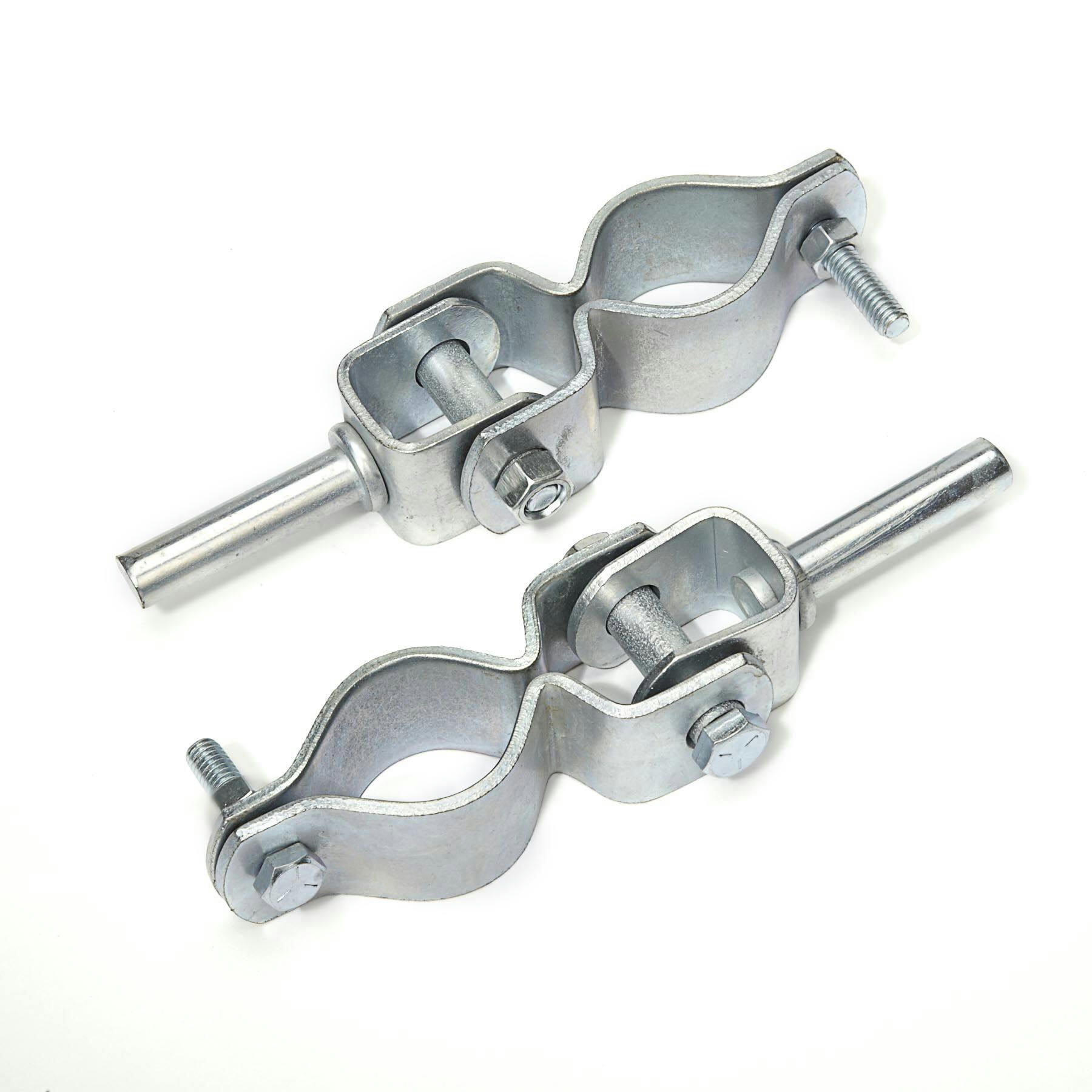 Zinc Plated Clamp-on Oarlock Horns for Kayak or Canoe, 2-pk