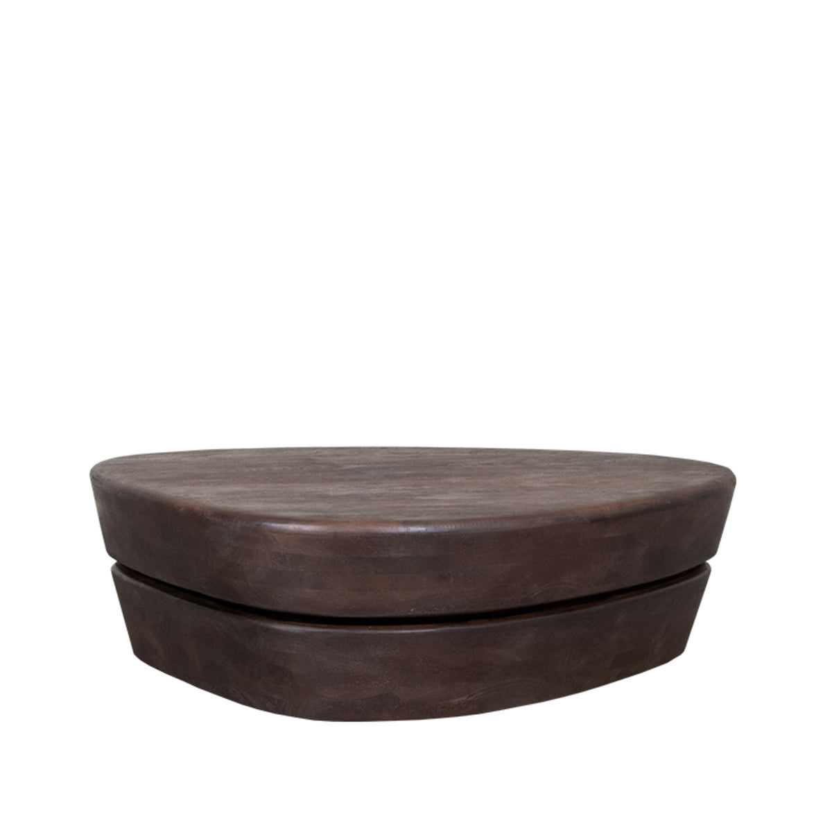 LABEL51 Salontafel Javi - Donkerbruin Mangohout - 110x80x32cm
