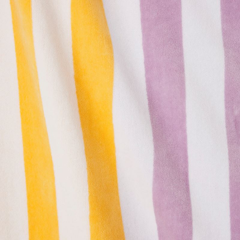 Velour Horizon Multi Stripe Beach Towel