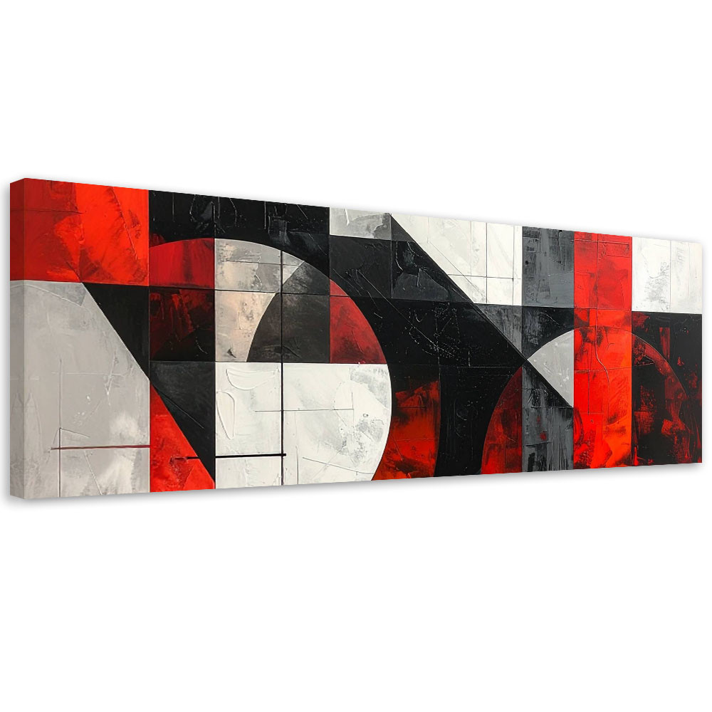 Obraz do salonu sypialni biura loftu, Abstrakcja geometryczna 90x30