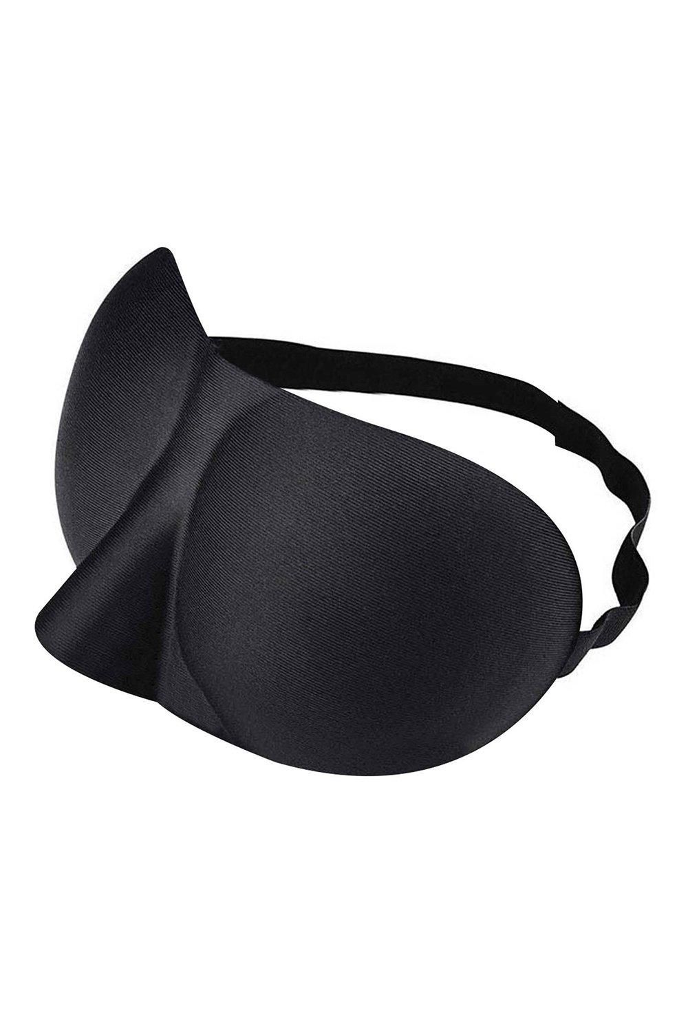Neel Blue 3D Contoured Eye Mask for Sleeping, Blindfold Sleep Mask with Adjustable Strap