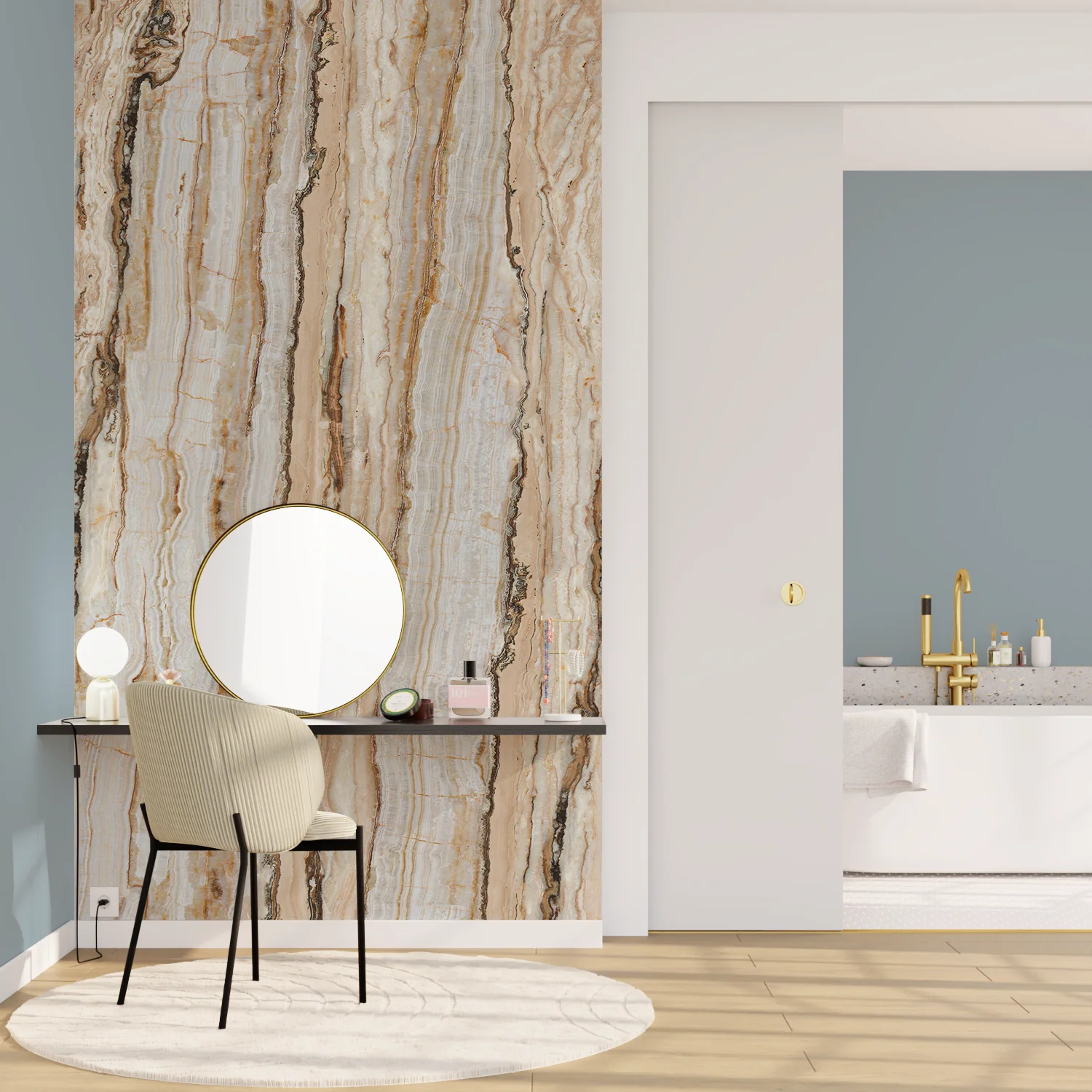 Papier peint panoramique L GARANCE 159 x 280 cm caramel