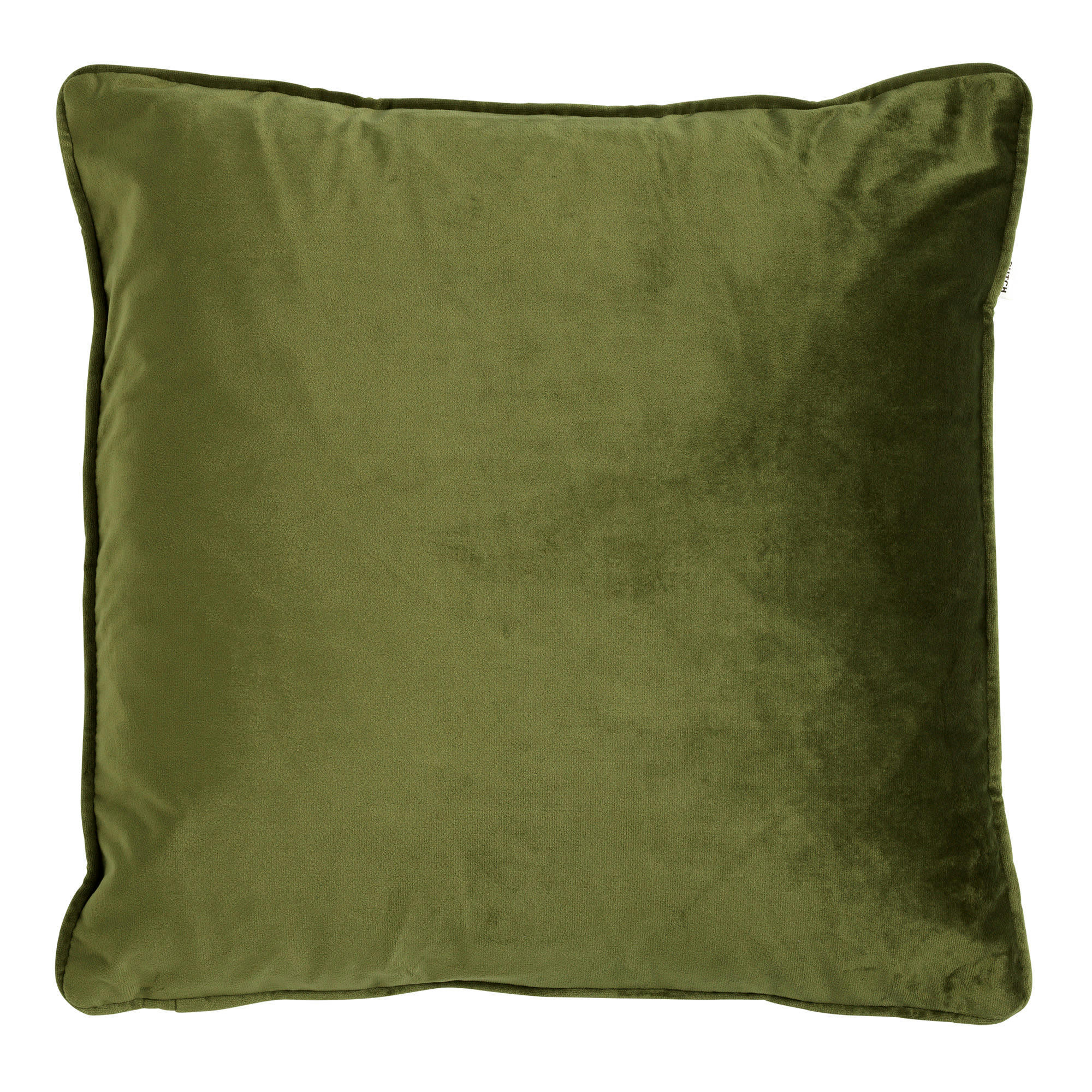 - Housse de coussin vert en velours-60x60 cm uni