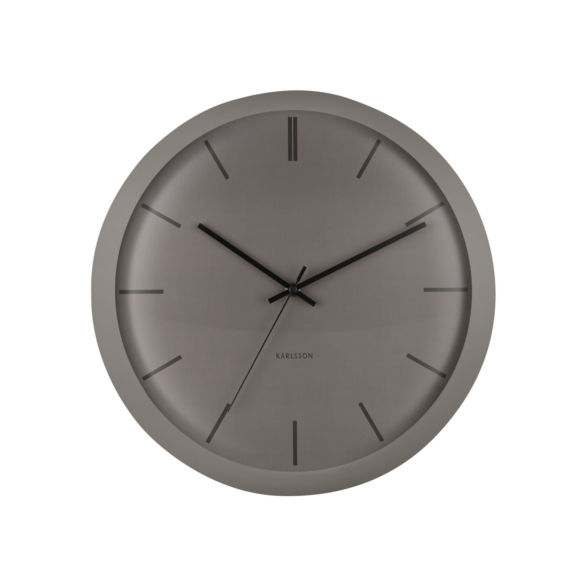 Karlsson wandklok Nirvana Globe - grijs - Ø40cm