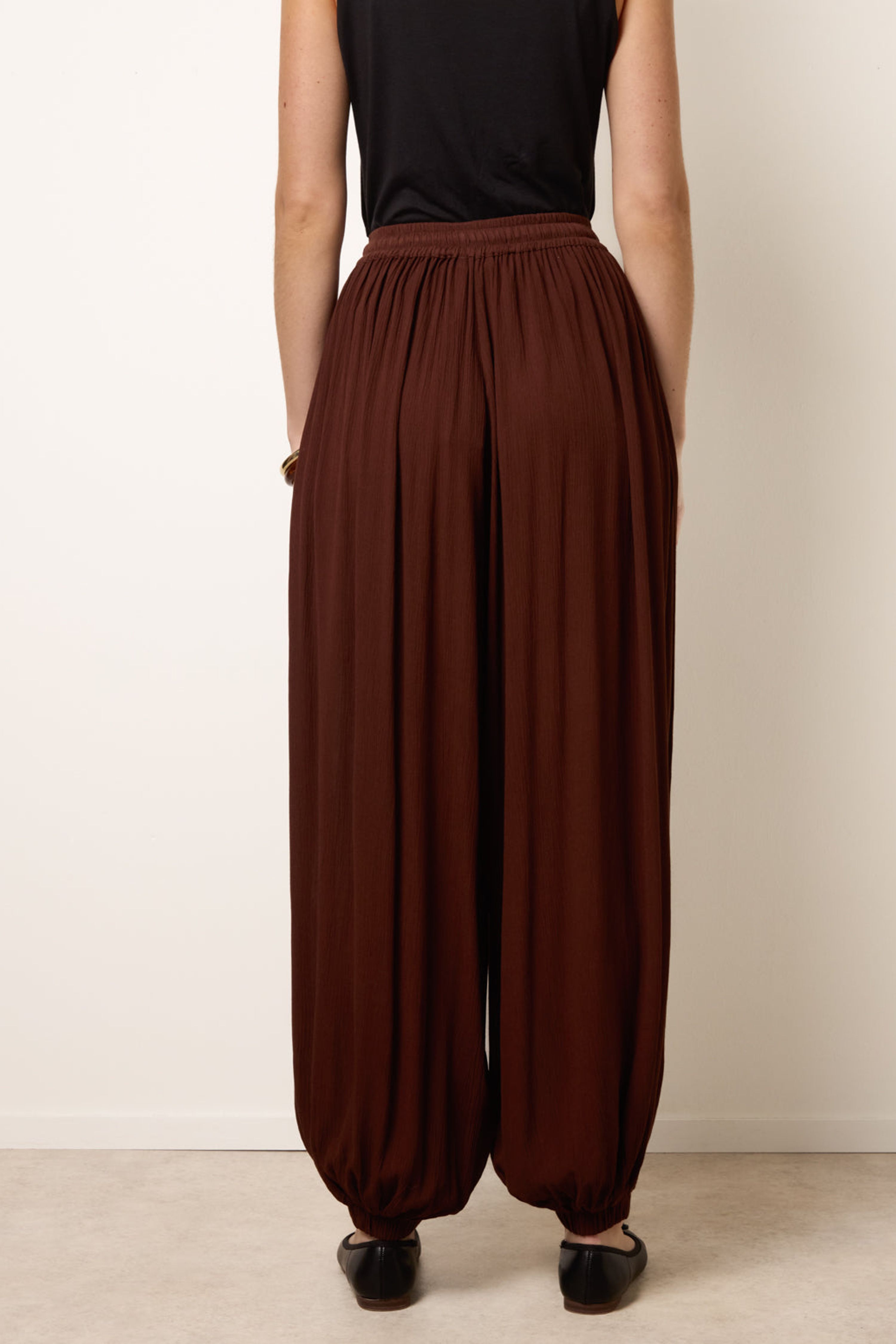Blue Vanilla Brown Balloon Trousers