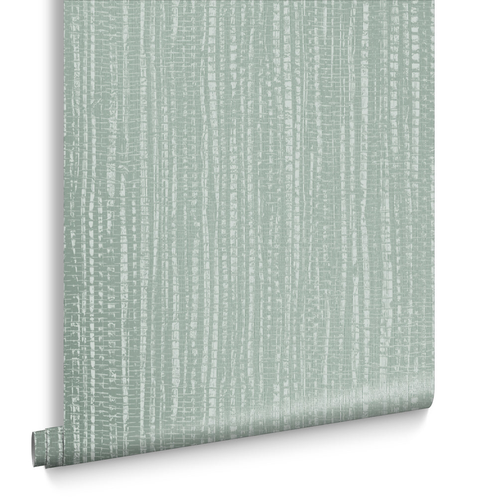 Graham & Brown Vliesbehang - Bamboo Texture Green - 10mx52cm