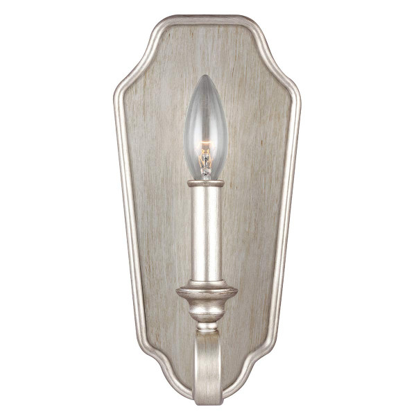 Kinkiet ciepłe srebro DeWitt 1xE14x60W wym:30,1x14,6x13,2cm IP20 Feiss
