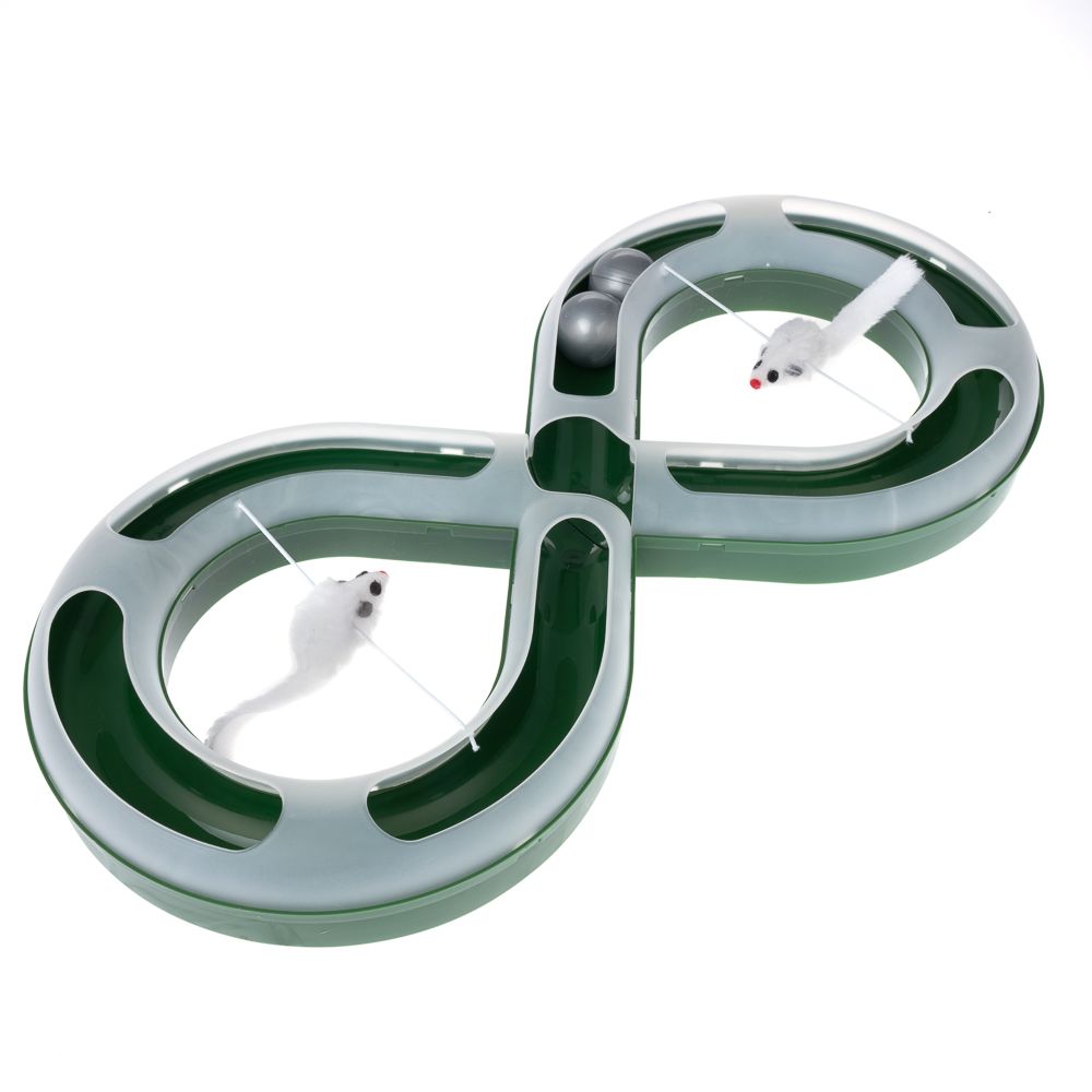 TIAKI Ball Track with Mice Cat Toy