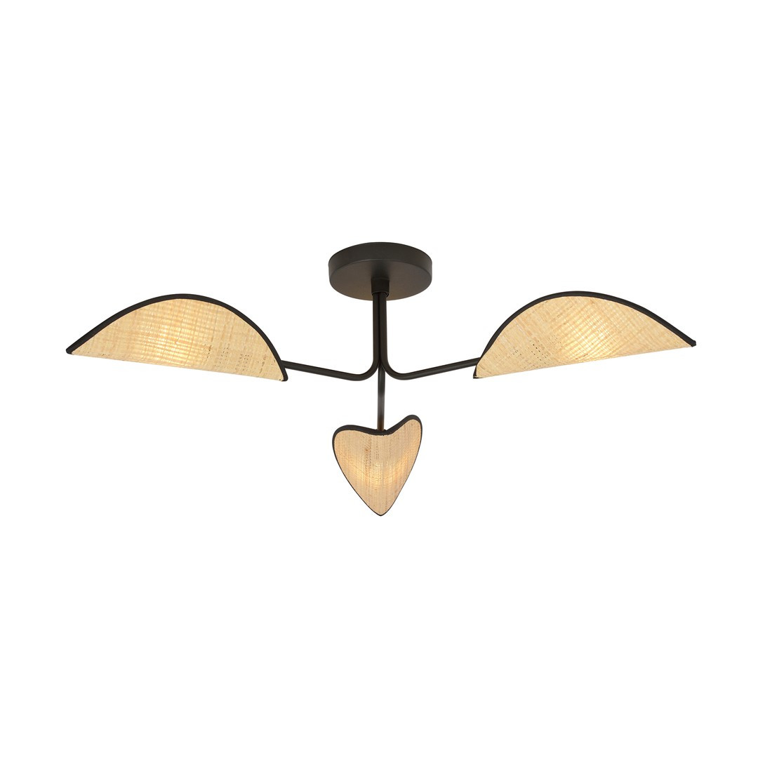 Lampa sufitowa GOMEZ 3 RATTAN