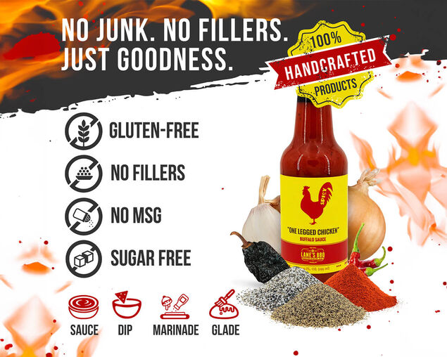 Lanes BBQ - One Legged Chicken Buffalo Sauce