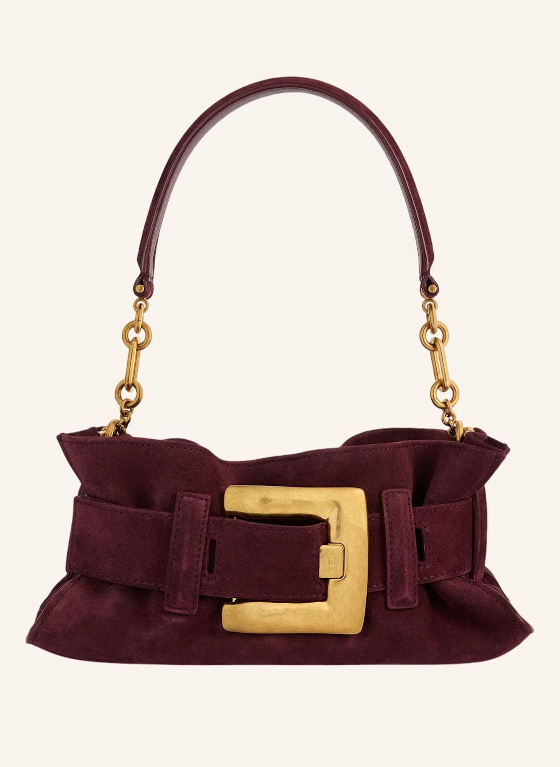 BALMAIN Anthem Mini-Tasche aus Wildleder