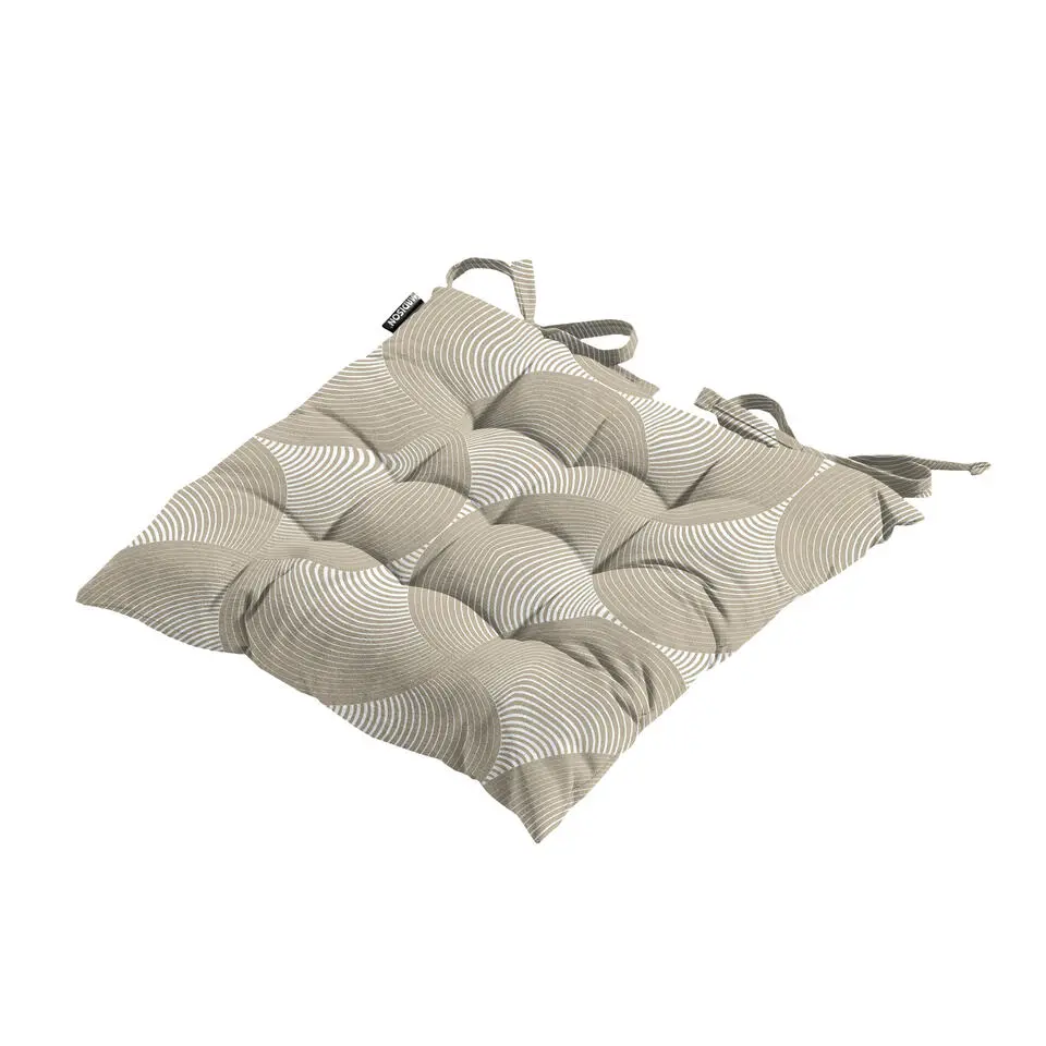 Madison - Zitkussen Napels - Taupe - 46x46x8cm - Set van 4