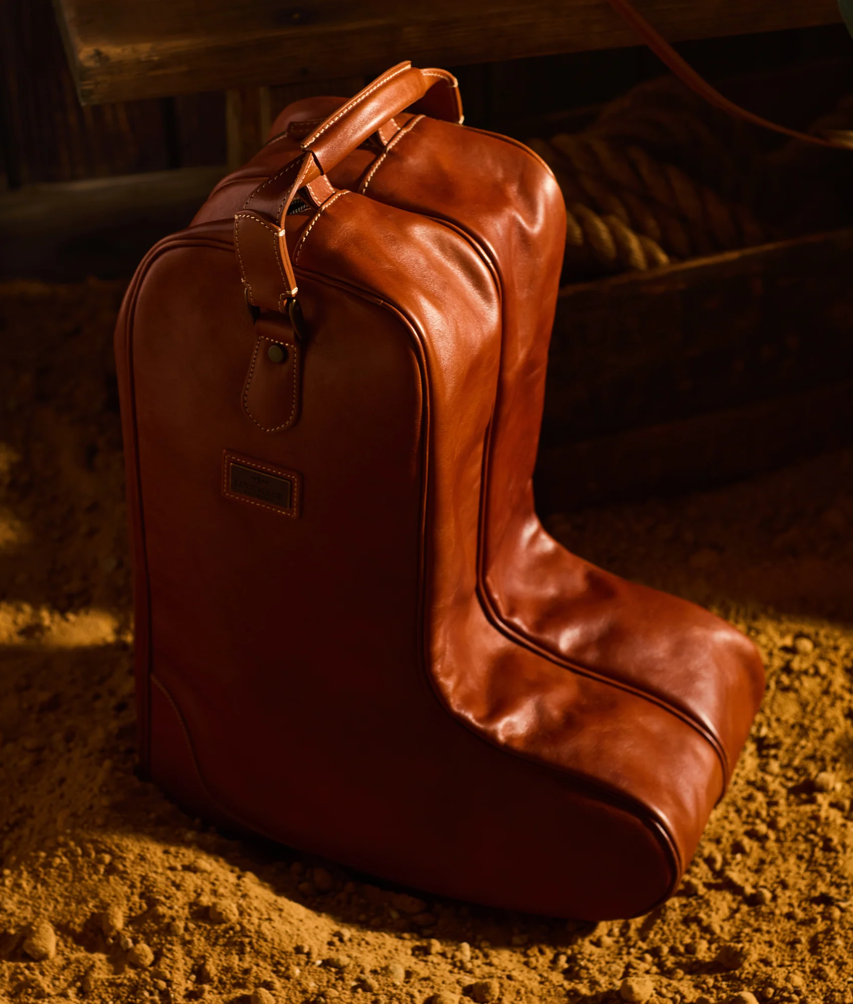 Cosimo Boot Bag - Cognac