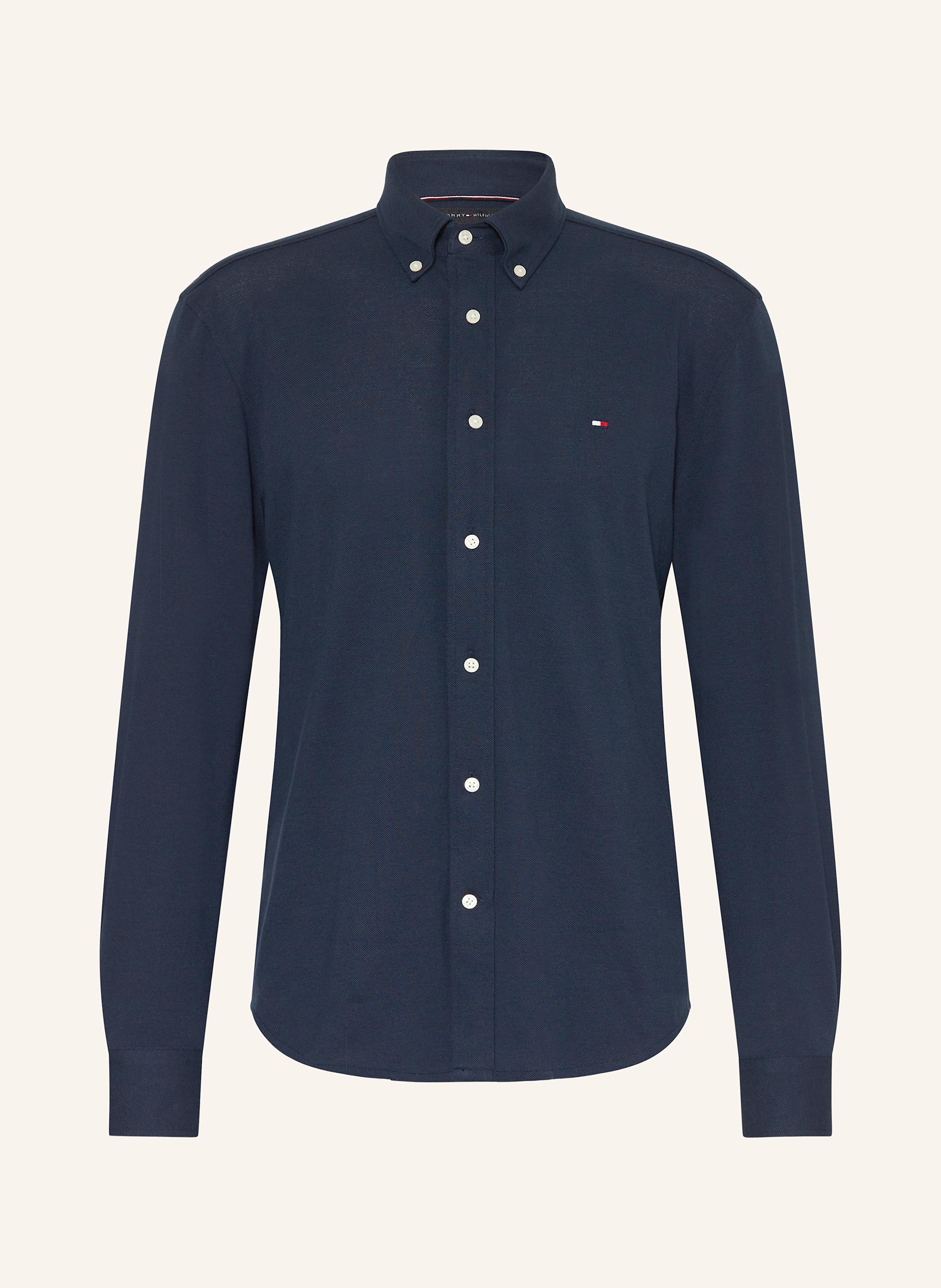 TOMMY HILFIGER Piqué-Hemd Regular Fit