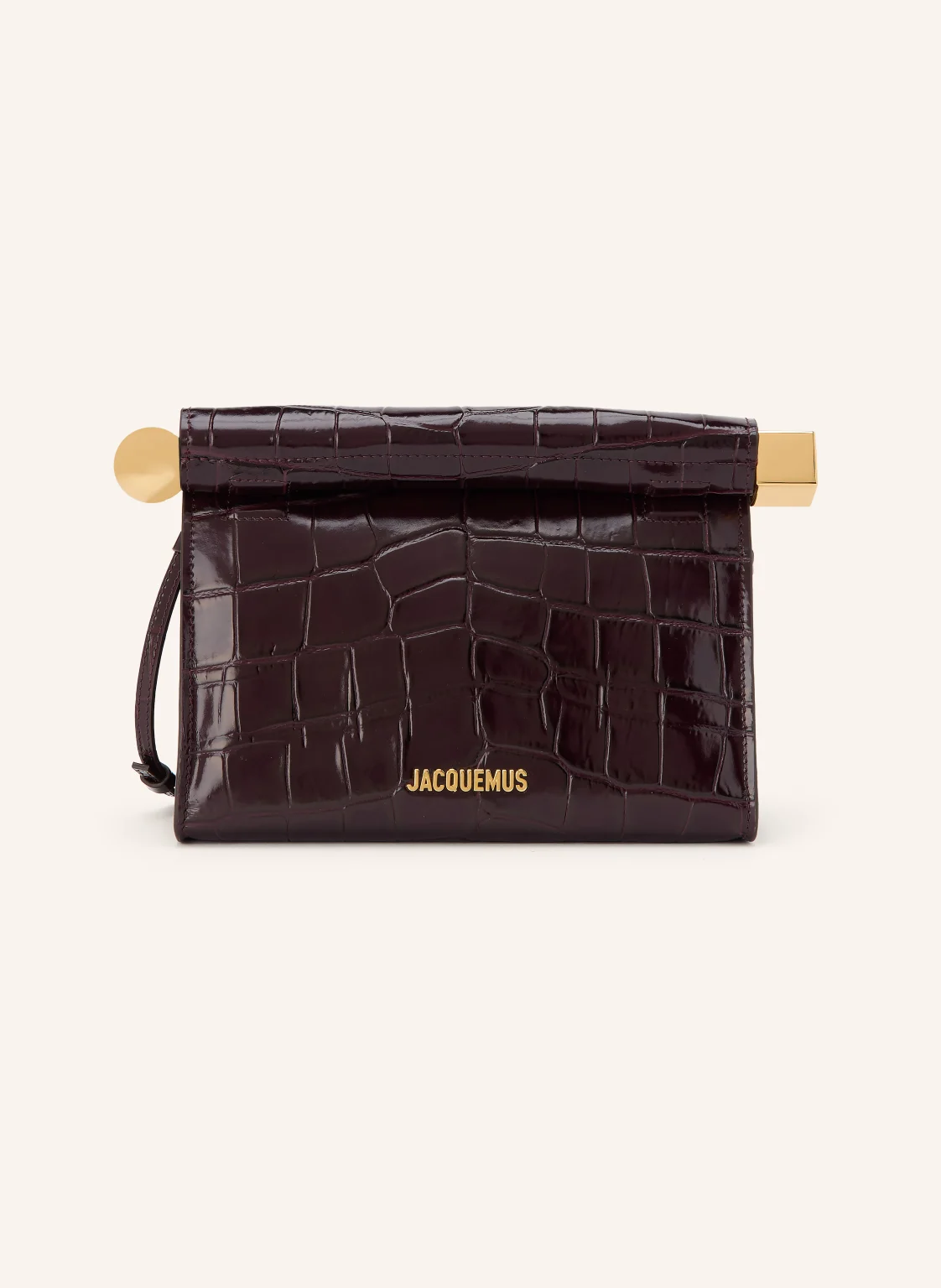 JACQUEMUS Clutch LE SAC ROND CARRE