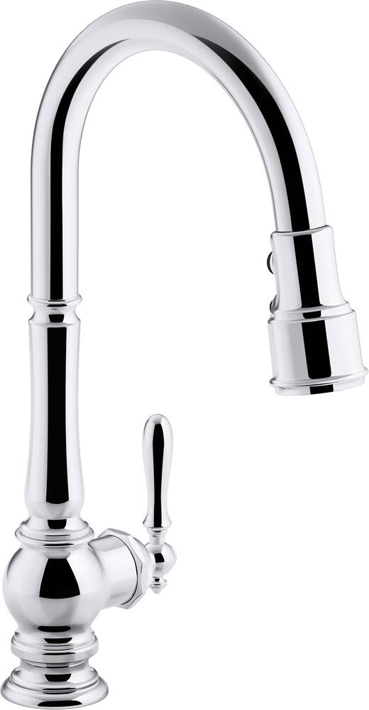 Kohler Artifacts Kitchen Faucet, Polished Chrome