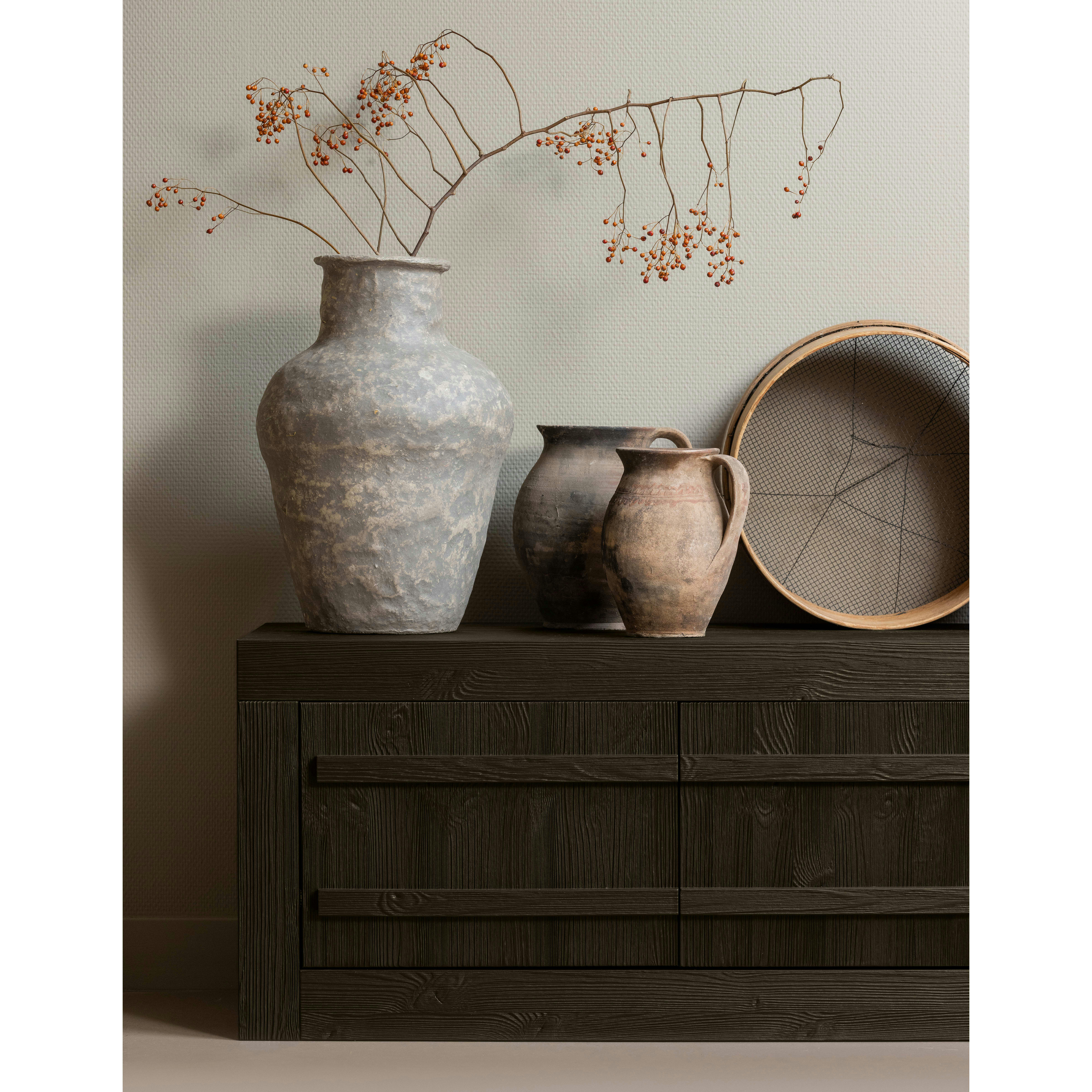 BEPUREHOME - Meuble TV japonais en pin naturel