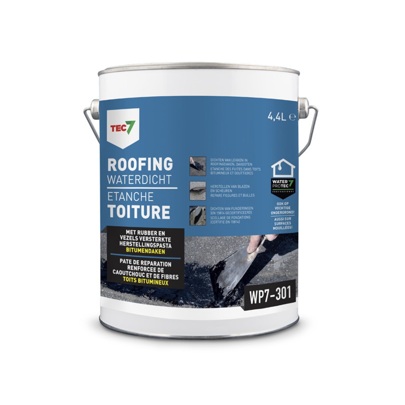Pâte de réparation Etanche Toiture WP7-301 4,4 L TEC7
