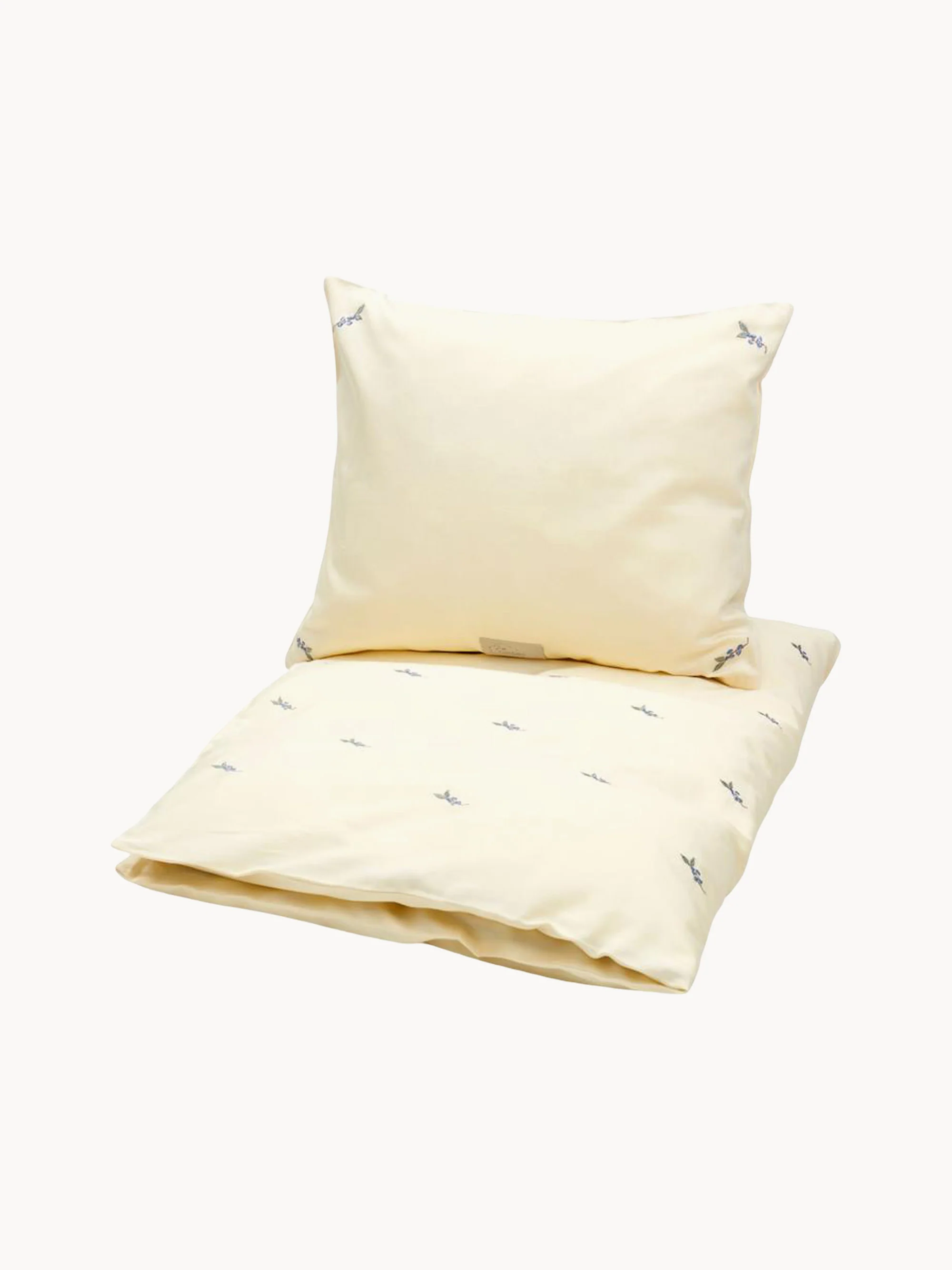 Babybettwäsche-Set Blueberries aus Baumwollsatin