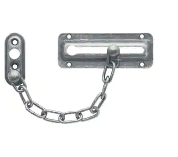 Taymor Chain Lock Door Latch Guard, Satin Nickel