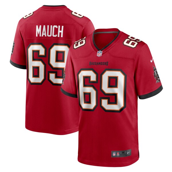 Cody Mauch Tampa Bay Buccaneers Nike  Game Jersey -  Red/Orange
