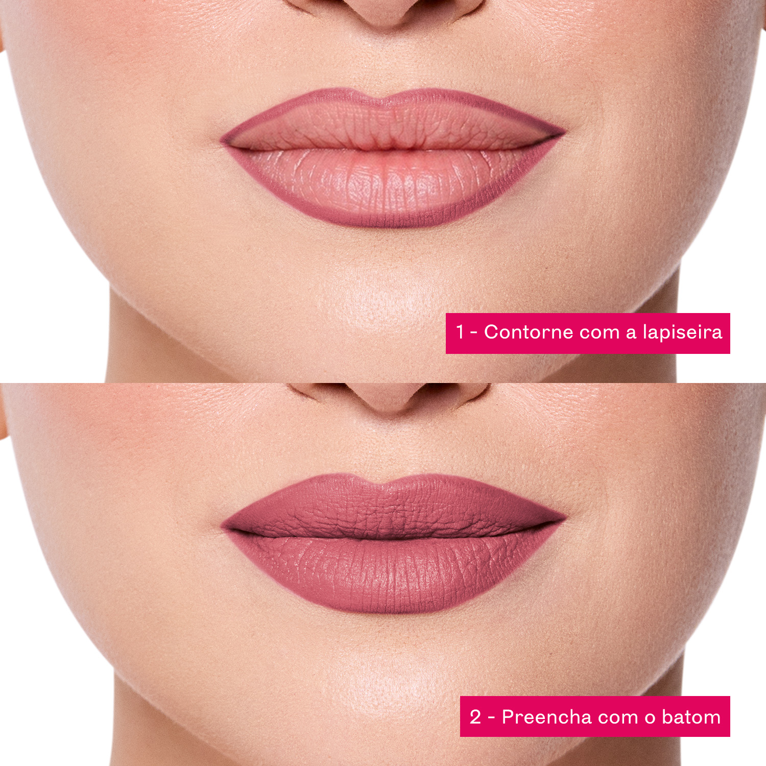 Lapiseira Labial Niina Secrets Soft Petals Rosa Secreta 1,2g
