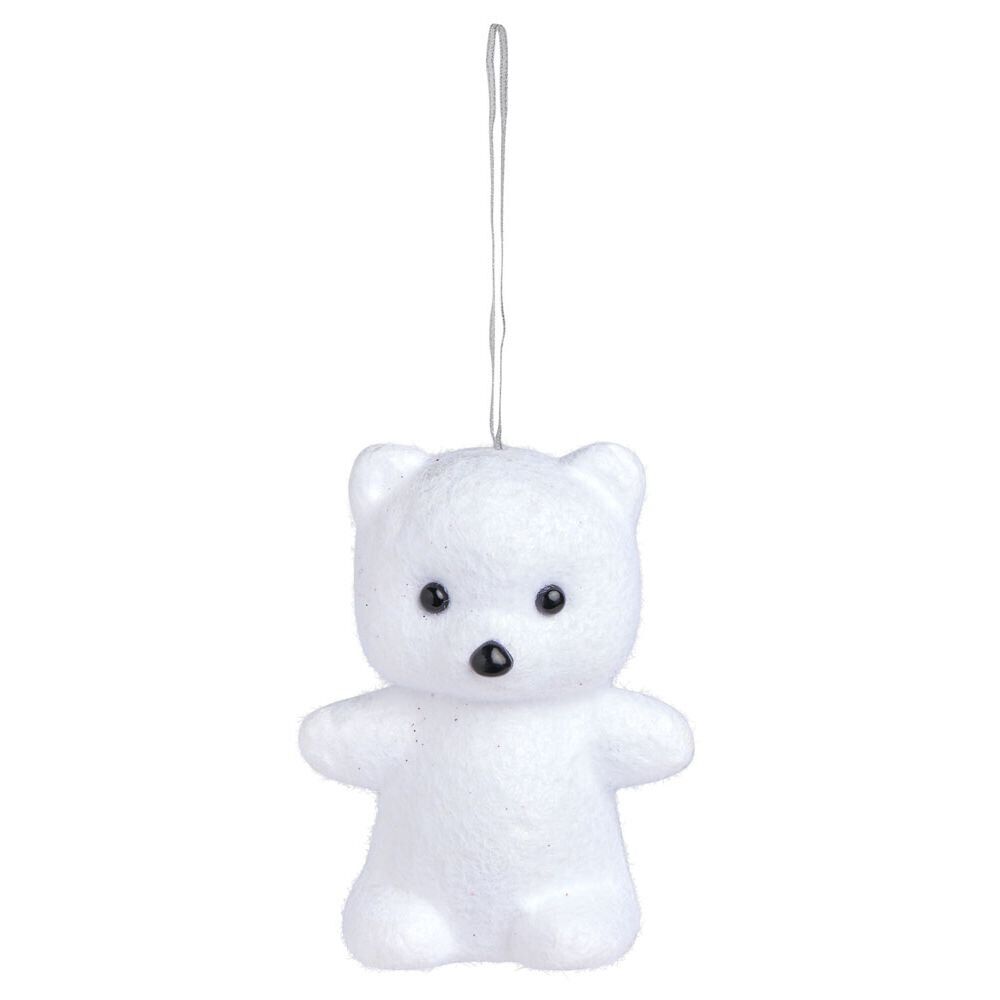 Ourson à poser blanc
