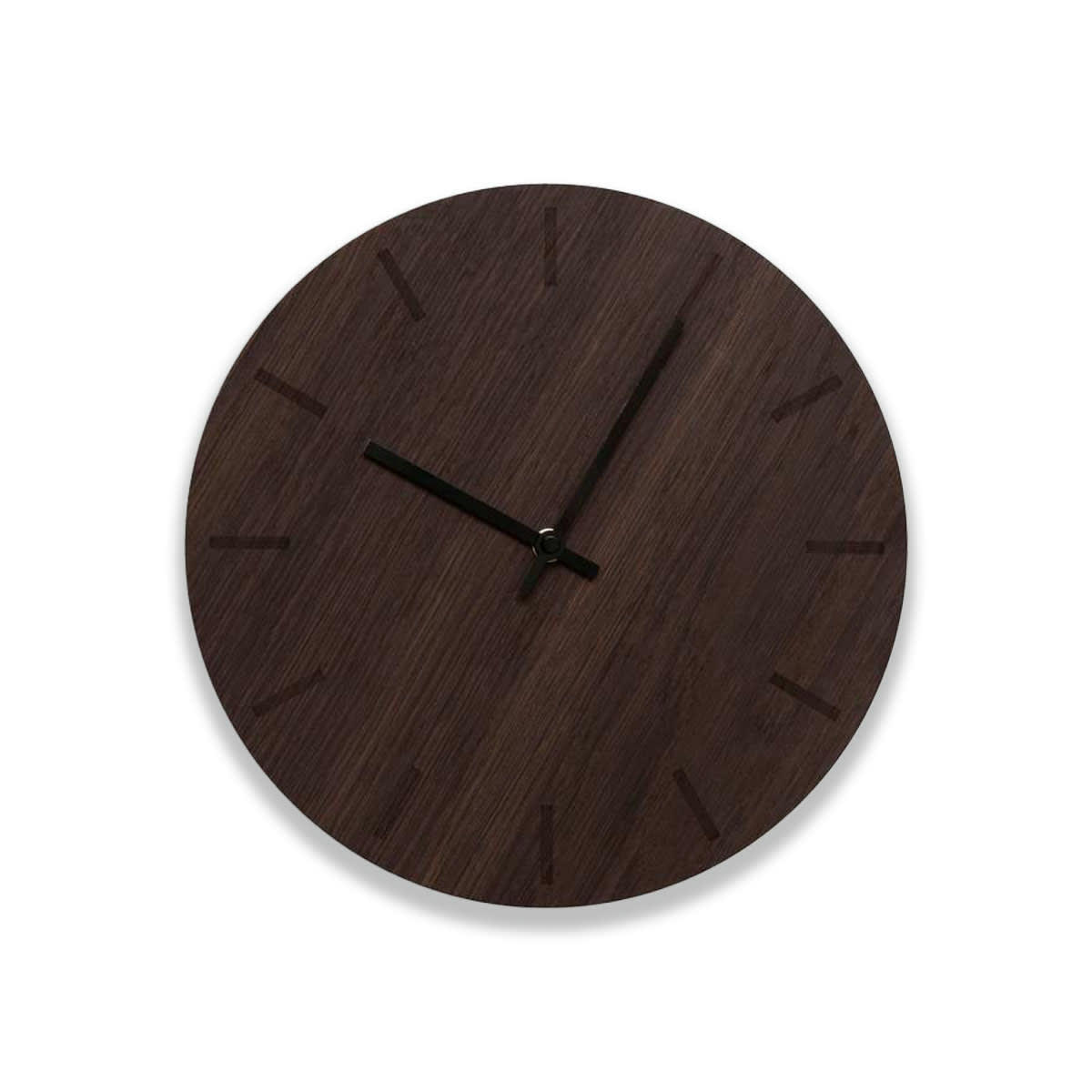 - Horloge murale en bois marron D28cm