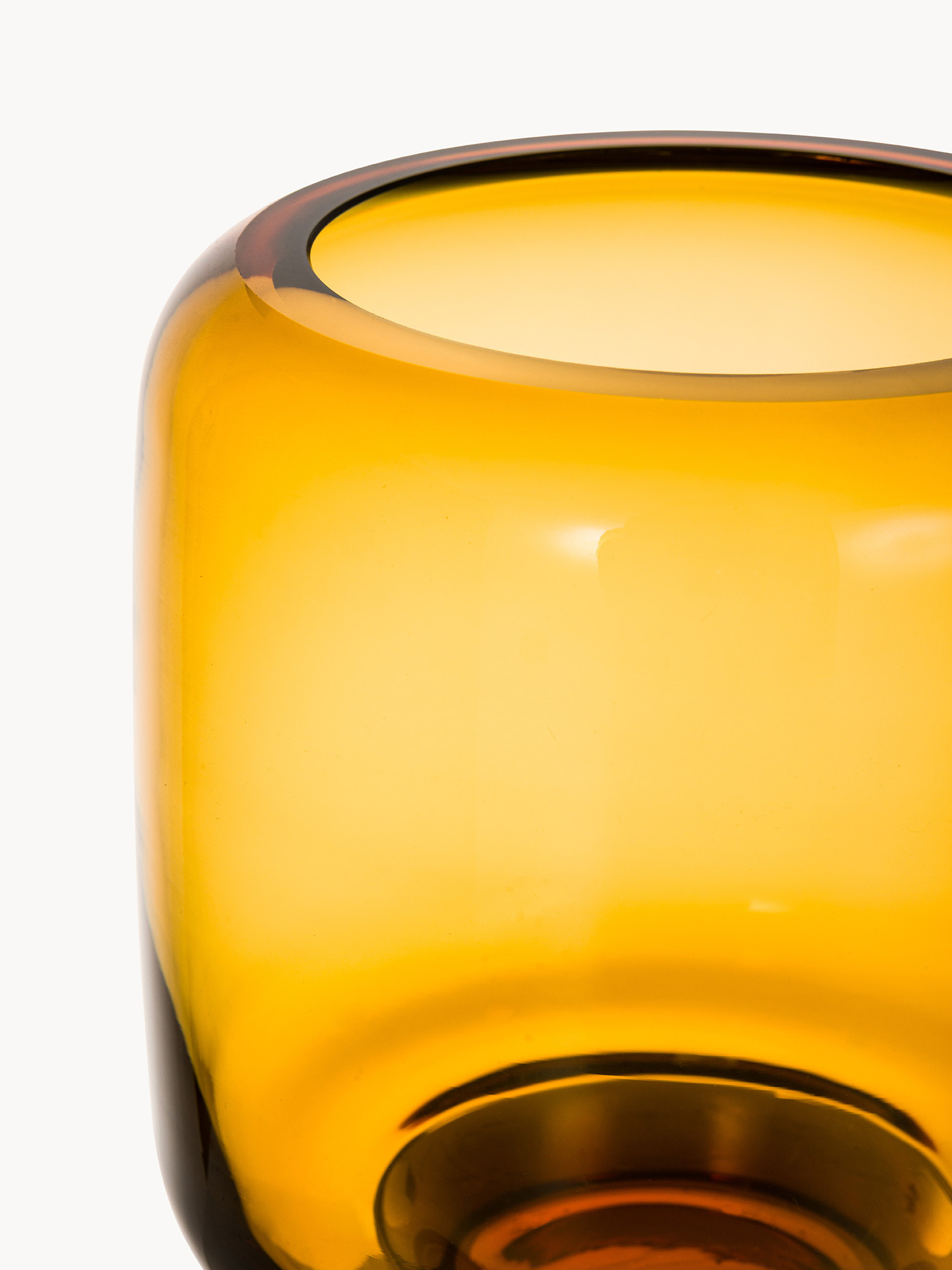 Candeliere in vetro colorato in pasta