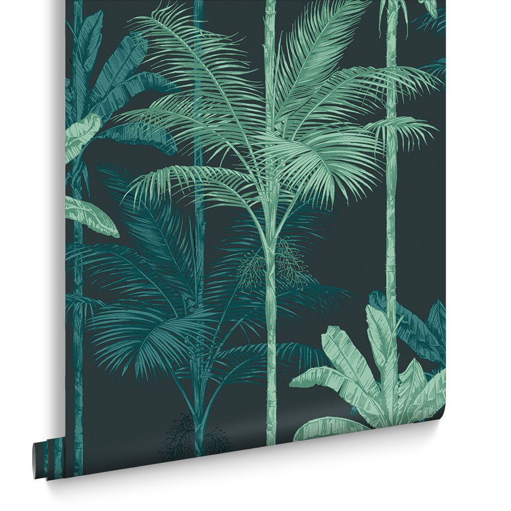 Graham & Brown Vliesbehang - Jungle Mood Green - 10mx52cm