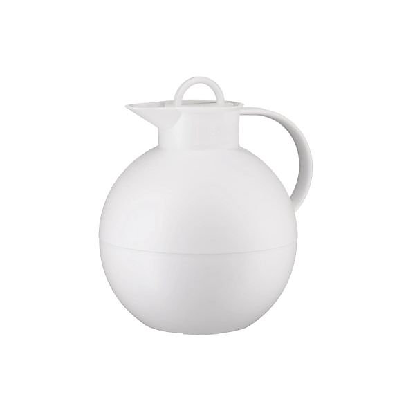 Carafe isotherme 1 litre ronde élégante Kugel Alfi - Blanc