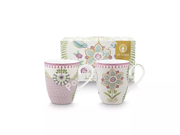 Komplet 2 kubków 0,35 L Pip Studio - Lily & Lotus 51.L&L.002.482