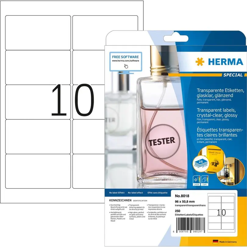 Etiketten 25er-Set Herma