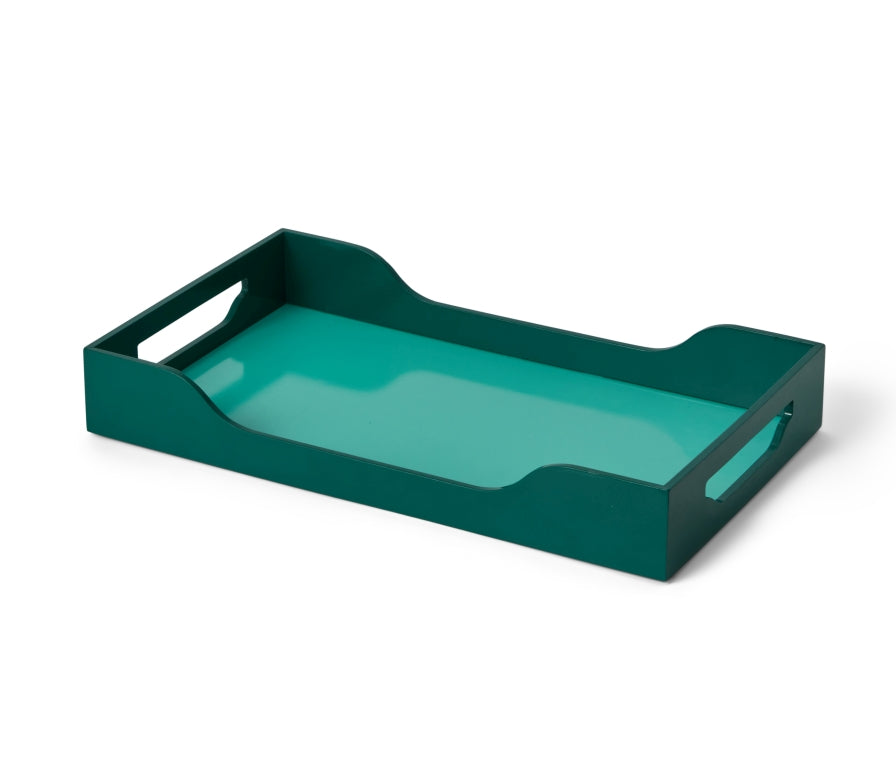 Printworks Dienblad - Swell - L - Turquoise/Groen