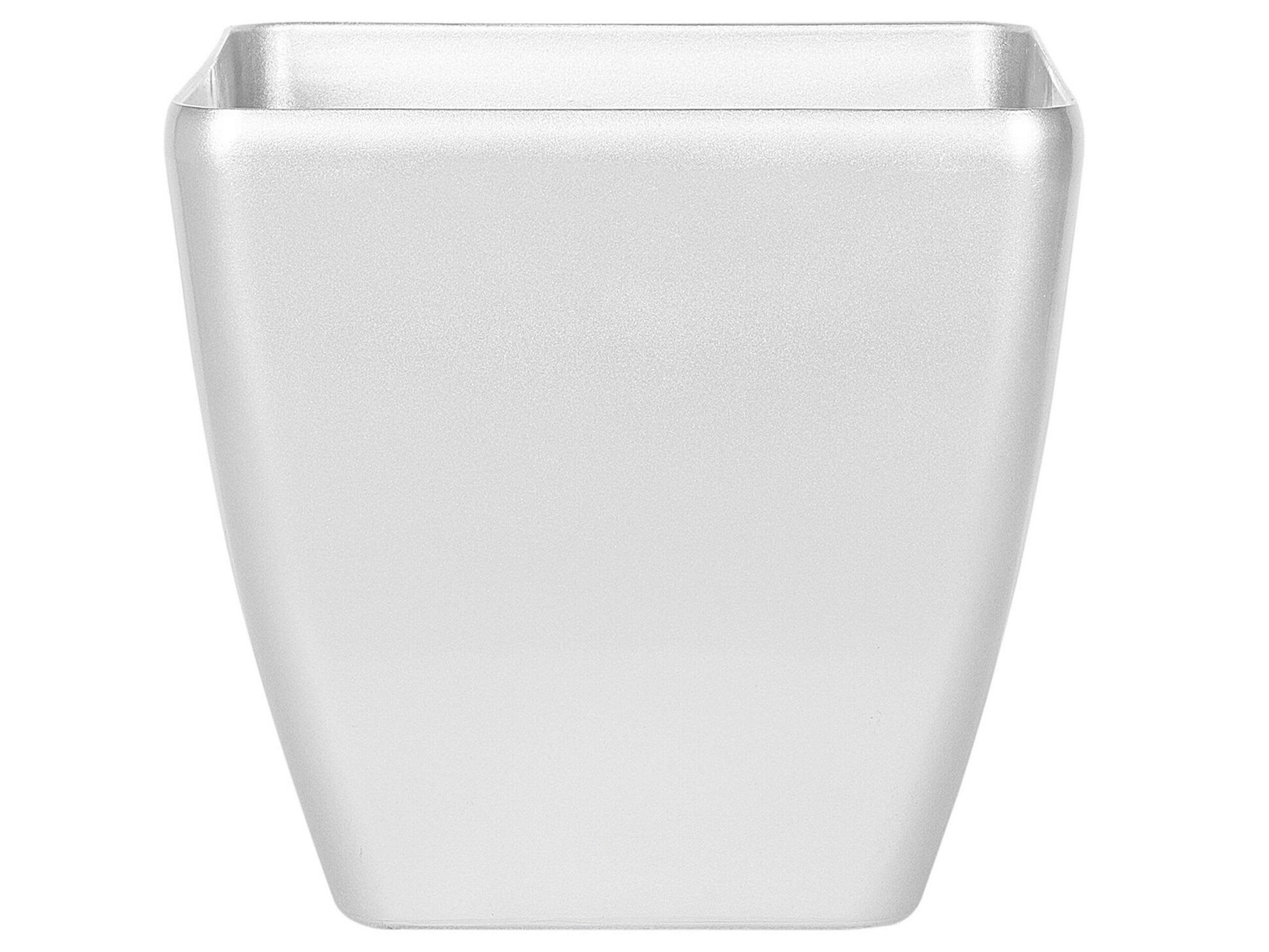 ASTRAS - Cache-pot d'extérieur en pierre argenté H48